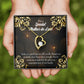 To Mother-in-Law Someone Wonderful Forever Necklace w Message Card-Express Your Love Gifts