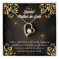 To Mother-in-Law Someone Wonderful Forever Necklace w Message Card-Express Your Love Gifts