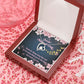 To Mother-in-Law Thanks Always Forever Necklace w Message Card-Express Your Love Gifts