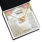 To My Beautiful Mom You Have Been Such an Amazing Influence Inseparable Necklace-Express Your Love Gifts