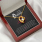 To My Beautiful Queen You Are My Best Friend Forever Necklace w Message Card-Express Your Love Gifts