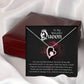 To My Beautiful Queen You Are My Best Friend Forever Necklace w Message Card-Express Your Love Gifts