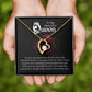 To My Beautiful Queen You Are My Best Friend Forever Necklace w Message Card-Express Your Love Gifts