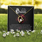 To My Beautiful Queen You Are My Best Friend Forever Necklace w Message Card-Express Your Love Gifts