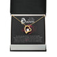 To My Beautiful Queen You Are My Best Friend Forever Necklace w Message Card-Express Your Love Gifts