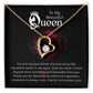 To My Beautiful Queen You Are My Best Friend Forever Necklace w Message Card-Express Your Love Gifts
