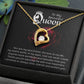 To My Beautiful Queen You Are My Best Friend Forever Necklace w Message Card-Express Your Love Gifts