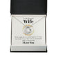 To My Beautiful Wife Every Single Day We Spend Together Forever Necklace w Message Card-Express Your Love Gifts