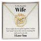To My Beautiful Wife Every Single Day We Spend Together Inseparable Necklace-Express Your Love Gifts