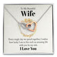 To My Beautiful Wife Every Single Day We Spend Together Inseparable Necklace-Express Your Love Gifts