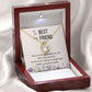 To My Best Friend Thank you Forever Necklace w Message Card-Express Your Love Gifts