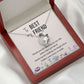 To My Best Friend Thank you Forever Necklace w Message Card-Express Your Love Gifts