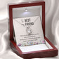 To My Best Friend Thank you Forever Necklace w Message Card-Express Your Love Gifts