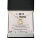 To My Best Friend Thank you Forever Necklace w Message Card-Express Your Love Gifts