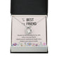 To My Best Friend Thank you Forever Necklace w Message Card-Express Your Love Gifts