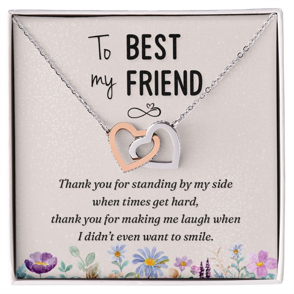 To My Best Friend Thank you Inseparable Necklace-Express Your Love Gifts