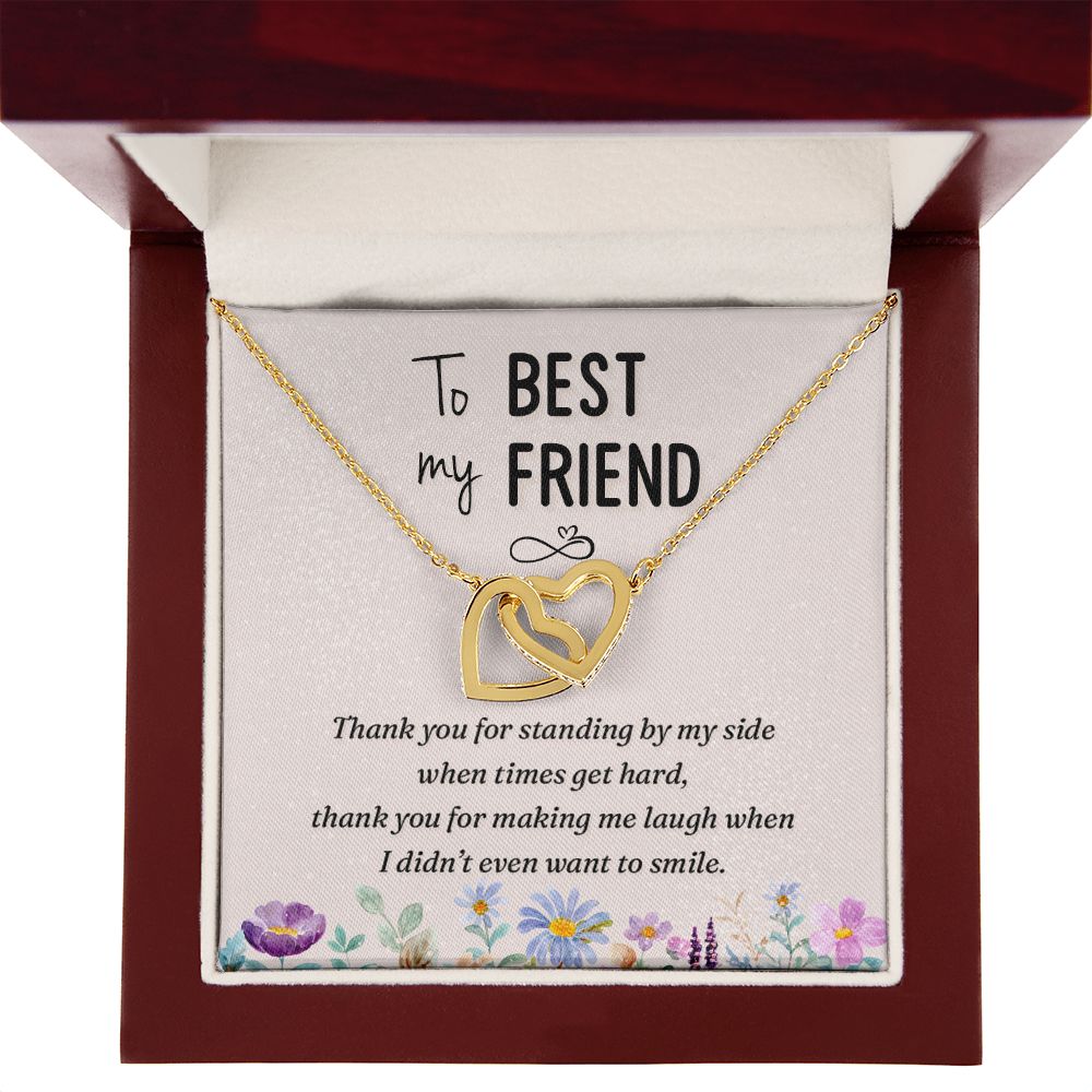 To My Best Friend Thank you Inseparable Necklace-Express Your Love Gifts