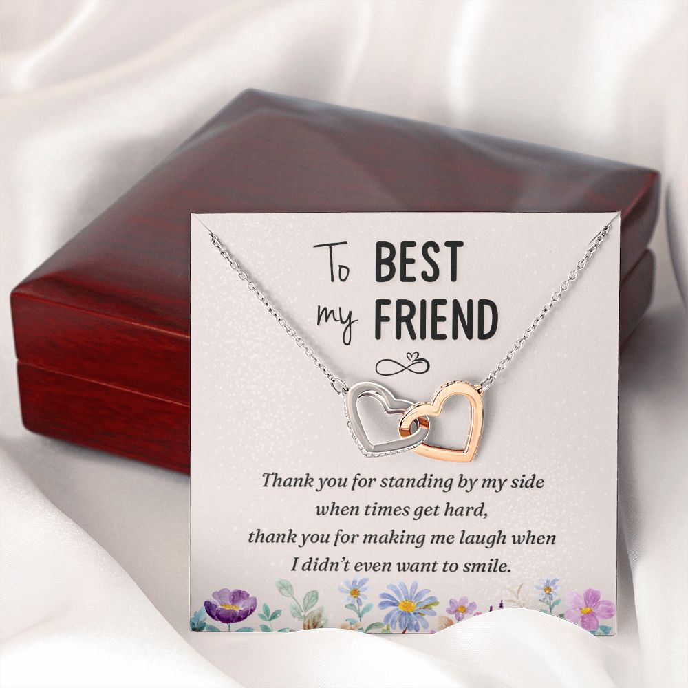 To My Best Friend Thank you Inseparable Necklace-Express Your Love Gifts