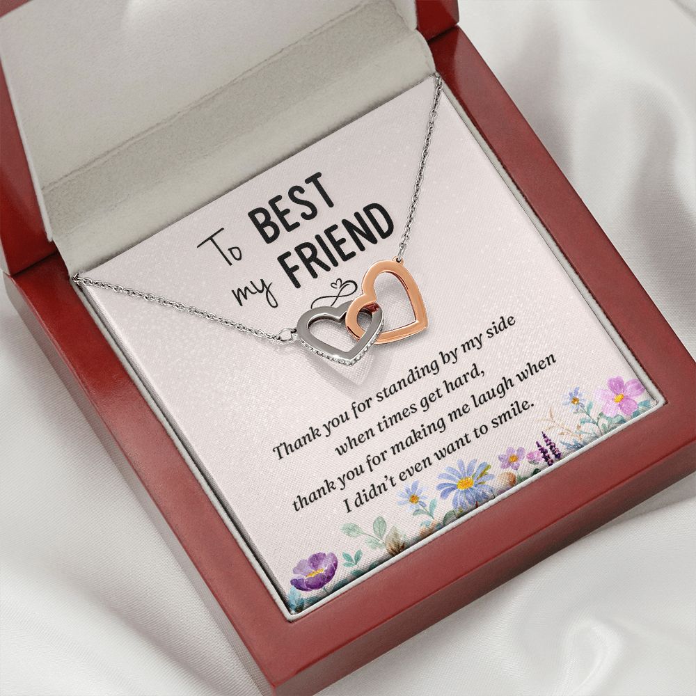 To My Best Friend Thank you Inseparable Necklace-Express Your Love Gifts