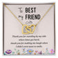 To My Best Friend Thank you Inseparable Necklace-Express Your Love Gifts