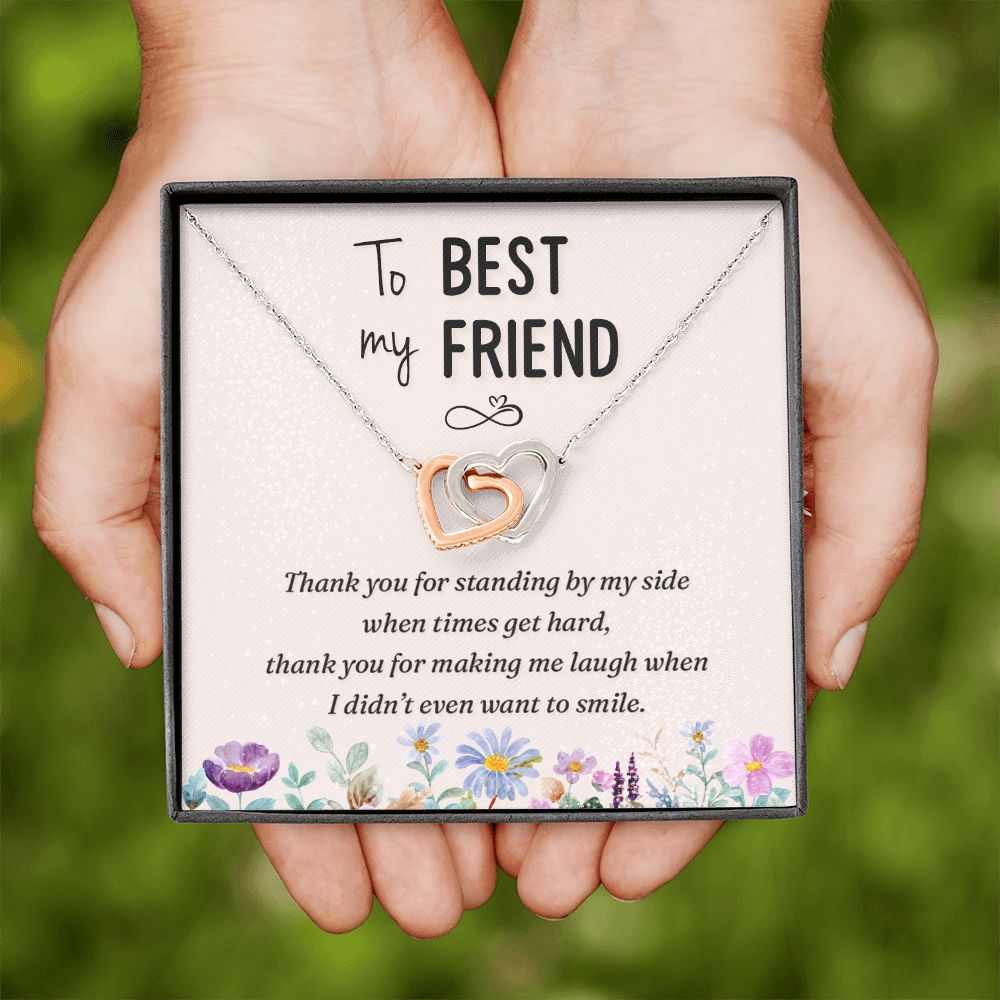To My Best Friend Thank you Inseparable Necklace-Express Your Love Gifts
