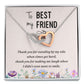 To My Best Friend Thank you Inseparable Necklace-Express Your Love Gifts