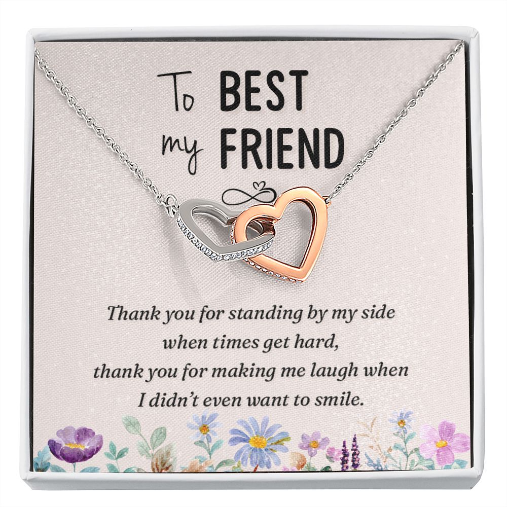 To My Best Friend Thank you Inseparable Necklace-Express Your Love Gifts