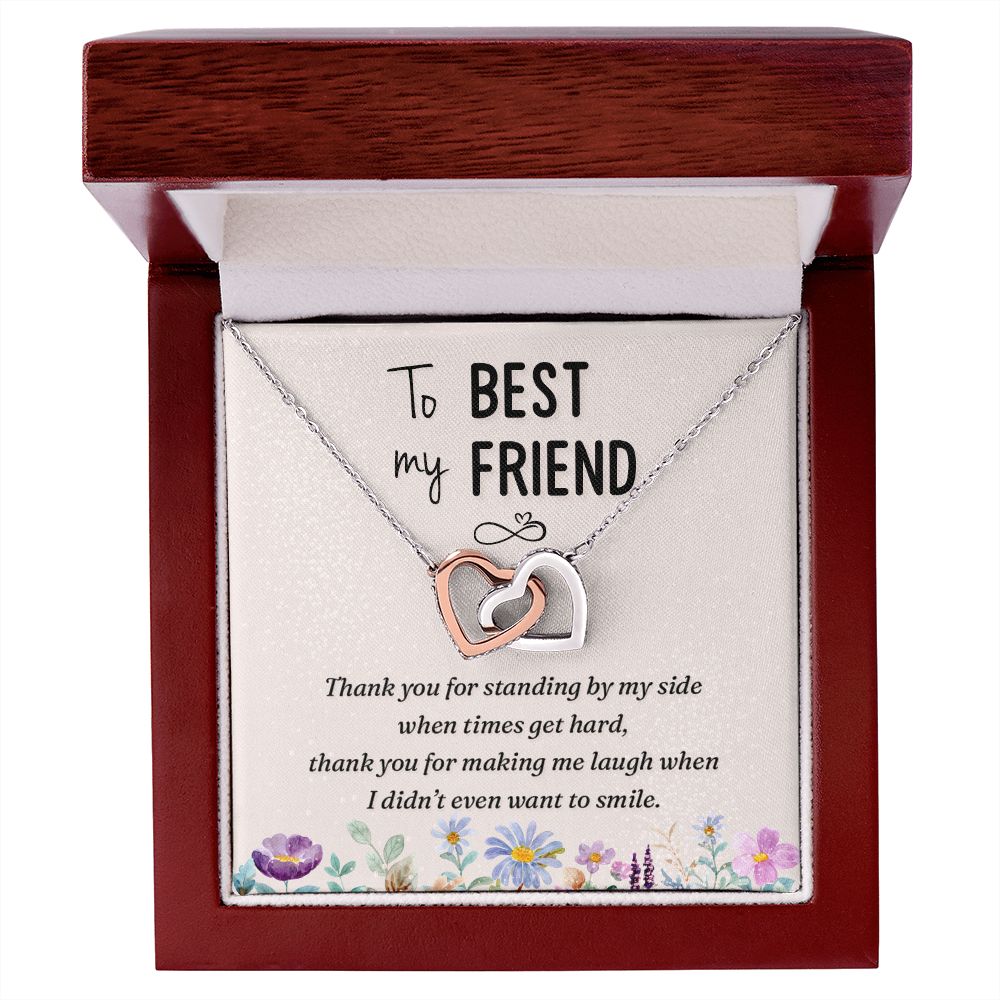 To My Best Friend Thank you Inseparable Necklace-Express Your Love Gifts