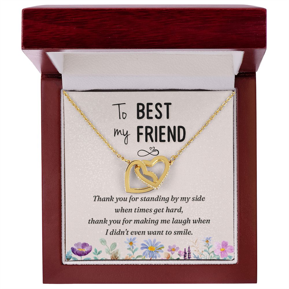 To My Best Friend Thank you Inseparable Necklace-Express Your Love Gifts
