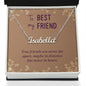 To My Best Friend True Friends are Never Far Custom Name Necklace-Express Your Love Gifts