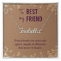 To My Best Friend True Friends are Never Far Custom Name Necklace-Express Your Love Gifts
