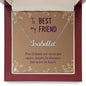 To My Best Friend True Friends are Never Far Custom Name Necklace-Express Your Love Gifts