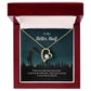 To My Better Half There Are Only Two Times Forever Necklace w Message Card-Express Your Love Gifts