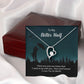 To My Better Half There Are Only Two Times Forever Necklace w Message Card-Express Your Love Gifts