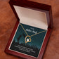 To My Better Half There Are Only Two Times Forever Necklace w Message Card-Express Your Love Gifts