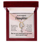 To My Bonus Daughter My World is a Brighter Place Forever Necklace w Message Card-Express Your Love Gifts