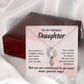 To My Bonus Daughter My World is a Brighter Place Forever Necklace w Message Card-Express Your Love Gifts