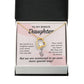 To My Bonus Daughter My World is a Brighter Place Forever Necklace w Message Card-Express Your Love Gifts
