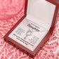 To My Bonus Daughter My World is a Brighter Place Forever Necklace w Message Card-Express Your Love Gifts