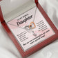 To My Bonus Daughter My World is a Brighter Place Inseparable Necklace-Express Your Love Gifts