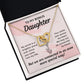 To My Bonus Daughter My World is a Brighter Place Inseparable Necklace-Express Your Love Gifts