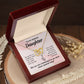 To My Bonus Daughter My World is a Brighter Place Inseparable Necklace-Express Your Love Gifts