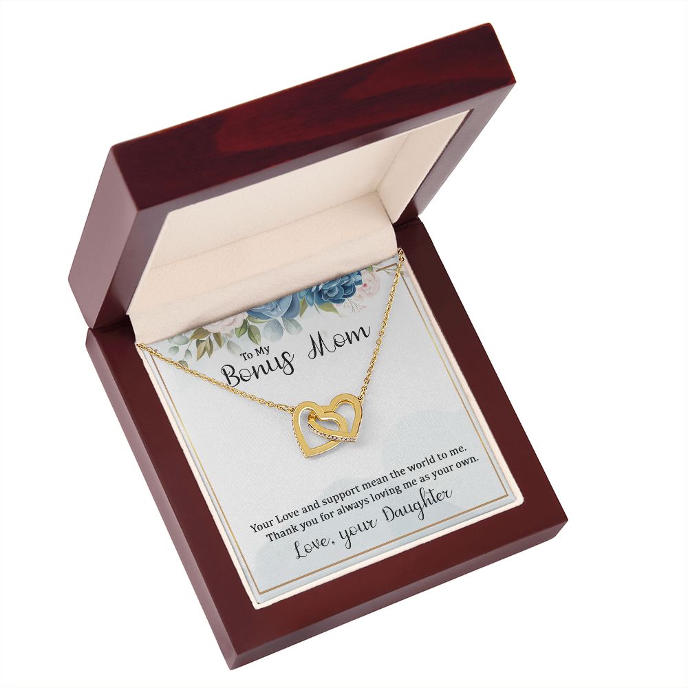 To My Bonus Mom Inseparable Necklace-Express Your Love Gifts