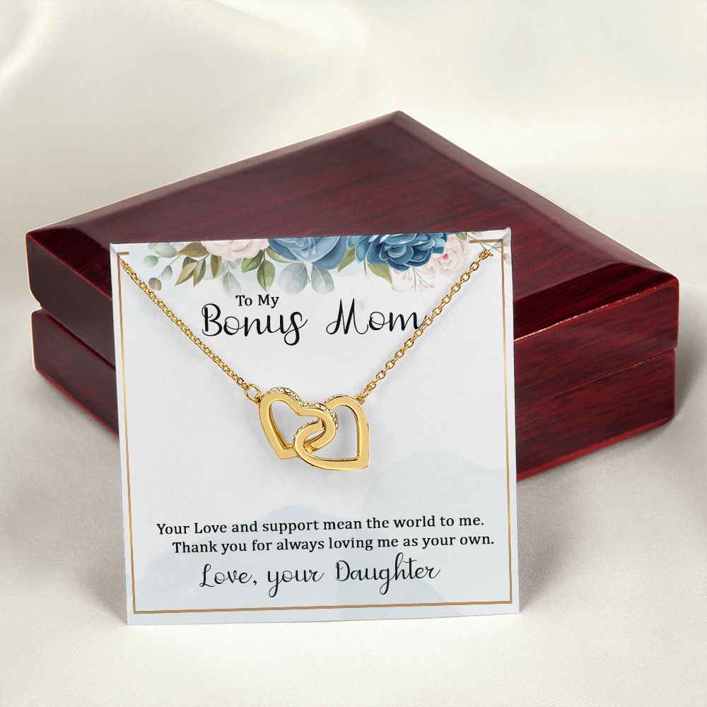 To My Bonus Mom Inseparable Necklace-Express Your Love Gifts