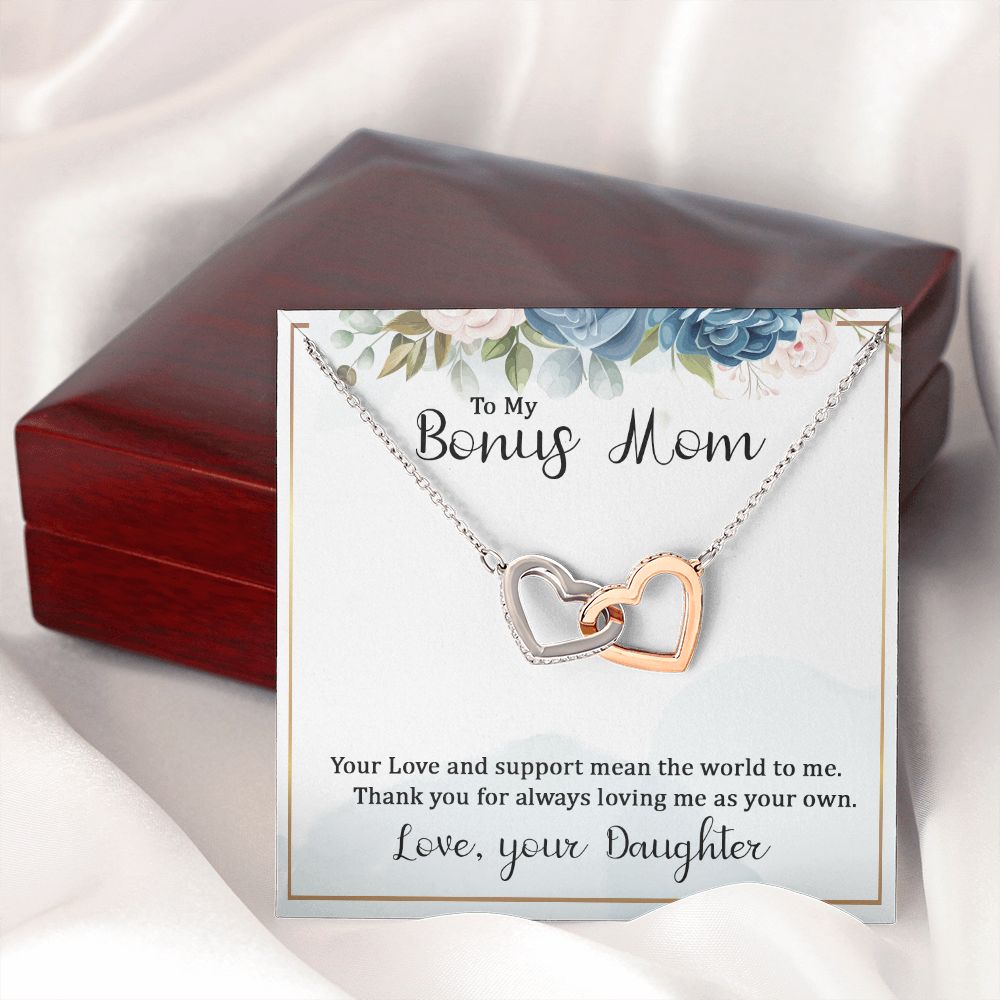 To My Bonus Mom Inseparable Necklace-Express Your Love Gifts