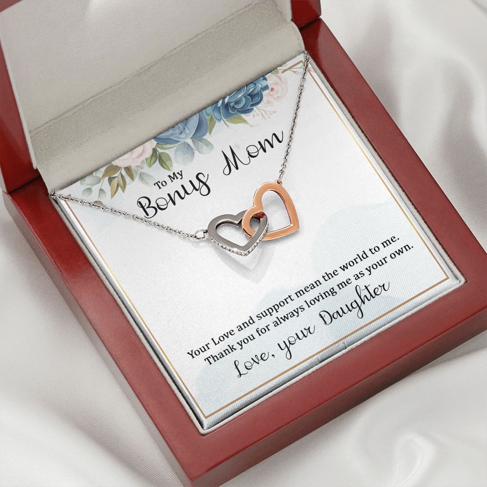 To My Bonus Mom Inseparable Necklace-Express Your Love Gifts