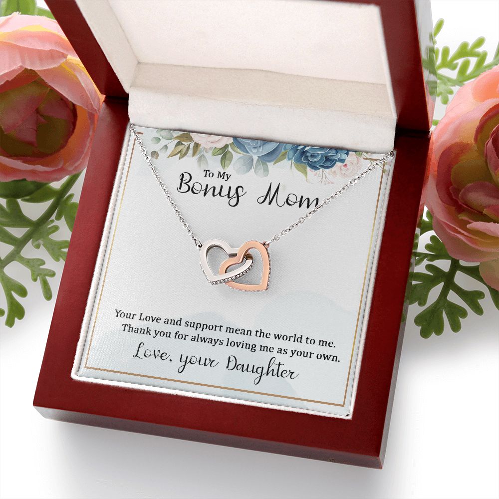 To My Bonus Mom Inseparable Necklace-Express Your Love Gifts