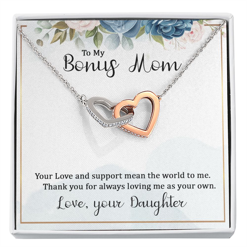 To My Bonus Mom Inseparable Necklace-Express Your Love Gifts