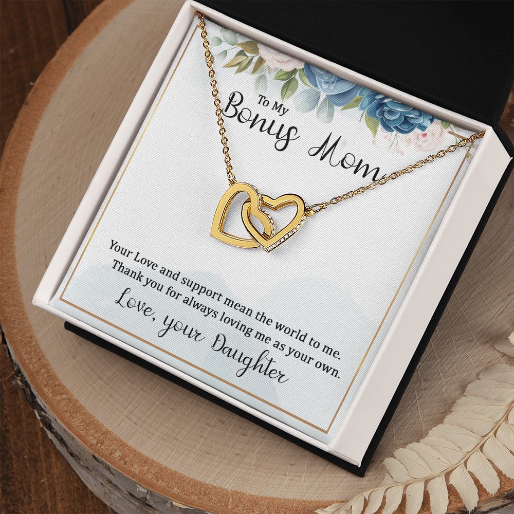 To My Bonus Mom Inseparable Necklace-Express Your Love Gifts