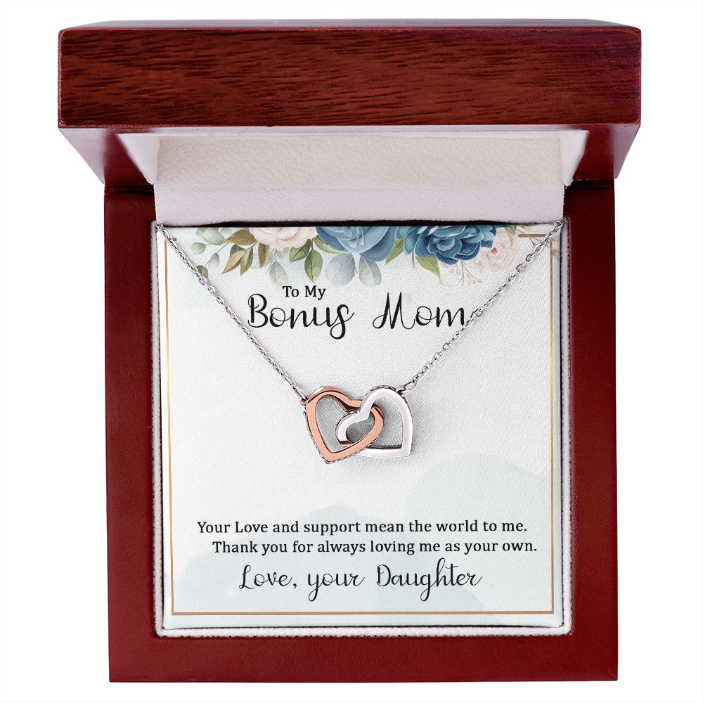 To My Bonus Mom Inseparable Necklace-Express Your Love Gifts